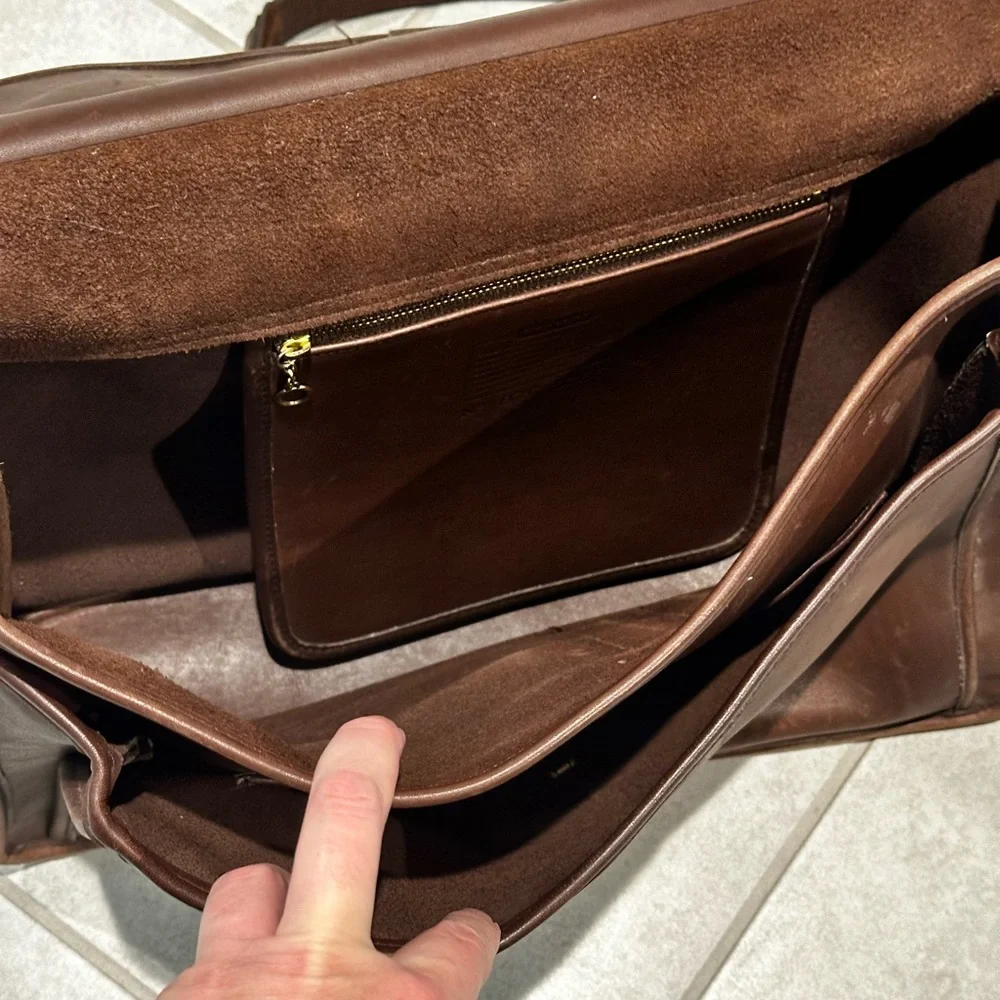 Vintage COACH Leather/Soft Briefcase